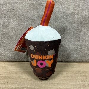 Bark Dunkin' Joy Dog Toy - Brown and Orange